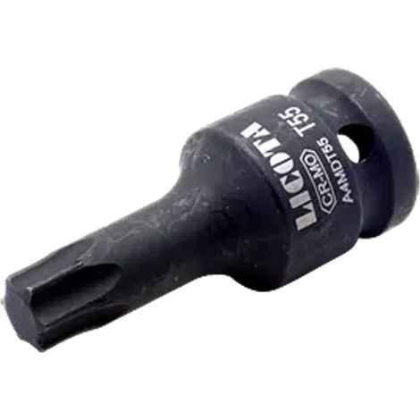 Douille hexagonal T20 1/2 pouce pour clé à choc - Acier Cr-Mo