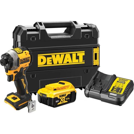 Dewalt DCF850P1T 18v XR Brushless Ultra Compact Impact Driver + 1x 5ah Battery (1/4)