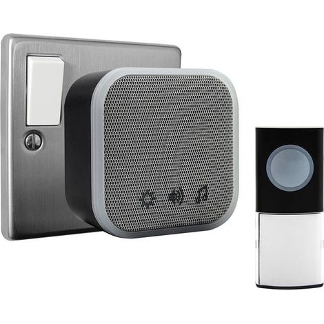 Uni-Com 98477GB + W96001 Plug-in Door Chime Black UNC68488 (1/5)