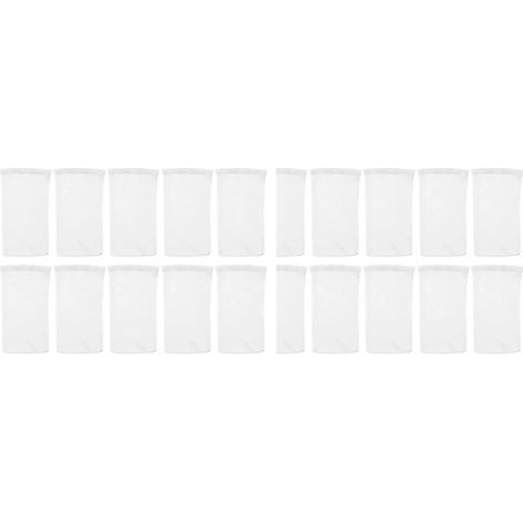 Accessoires de piscine Lot de 20 chaussettes pour écumoire de piscine - Idéales pour la maison - Conception en nylon à mailles fines pour les paniers de filtres et les écumoires - Accessoires de pisci (1/5)