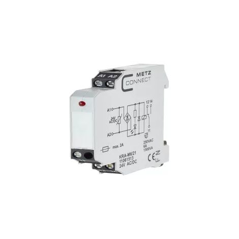 Koppelbaustein 24, 24 V/AC, V/DC (max) 1 Wechsler Metz Connect 11061513 1 St. (1/2)