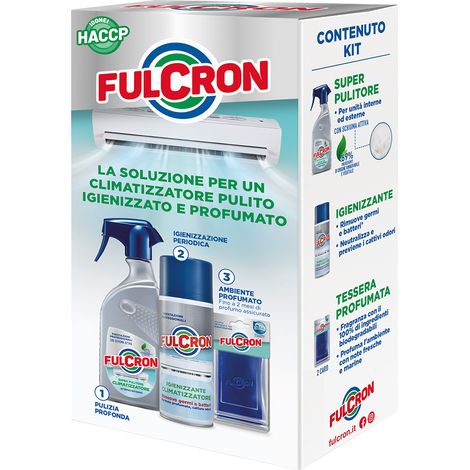 KIT PULIZIA PER CONDIZIONATORE 'FULCRON' cf da 3 prodotti