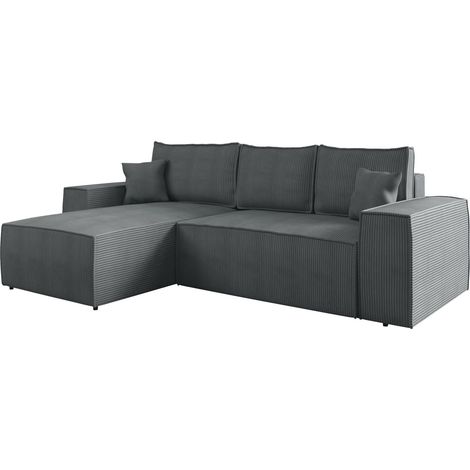 Sofá rinconero Clovis 108, Poso 22, Función de descanso, Almacenaje, 279x174x94cm, 0