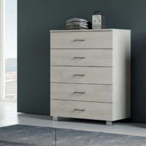 Cassettiera 5 Cassetti 81x44x103 cm - VARI COLORI DISPONIBILI (1/2)