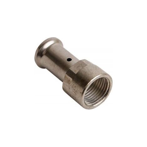 Raccordo a pressare in ottone HENCO diritto femmina Ø26 x 3/4 - 18P-2605