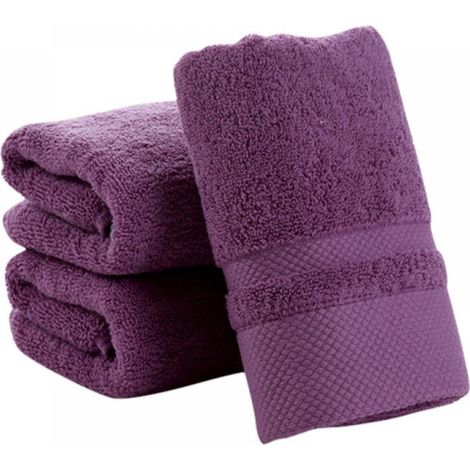 Serviette De Main - Coton 100 % - 34 x 75 cm - Pour Salle De Bain Visage Mains Corps - 1 Pièce (1/4)