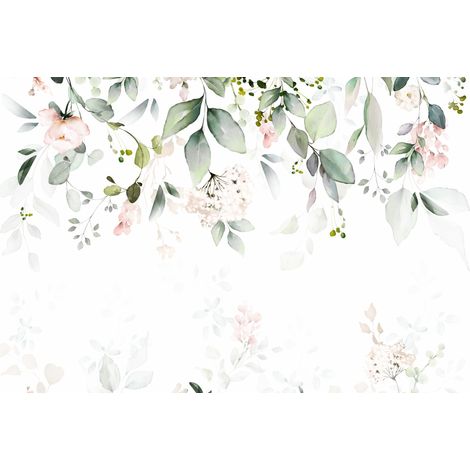 Kinderfototapete mit hängenden Blumen, Ranken und Zweigen M081 200x135 (1/5)
