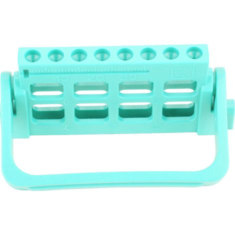8 Holes Dental Autoclavable Dispenser Endodontic File Drill Stand Holder(green)