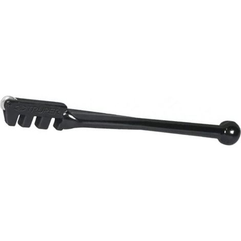 Glasschneider aus Zinklegierung mit scharfen Zähnen, tragbares Glasschneidemesser, schwarz (1/5)
