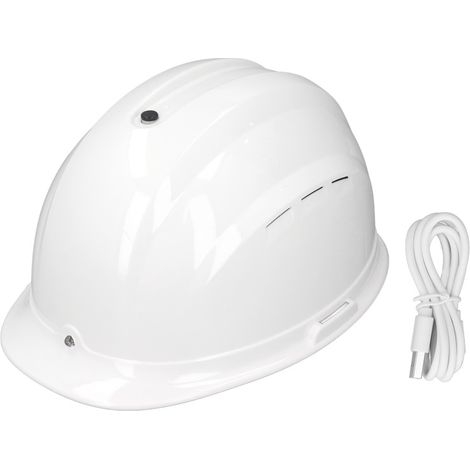 Casque de chantier avec double ventilation et léger respirant, haute résistance aux chocs, pour une sécurité optimale sur les chantiers. (1/5)