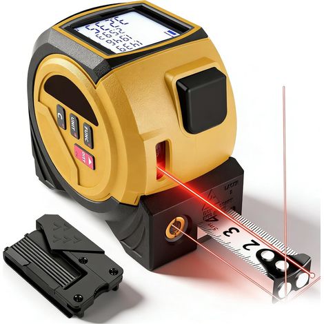 Telemetre Laser Numerique, 3-en-1 40m Metre Laser (1/5)