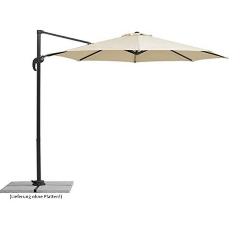 Parasol de Couture 8 pièces Naturel Ø env. 300 cm 230 x 230 cm (1/5)
