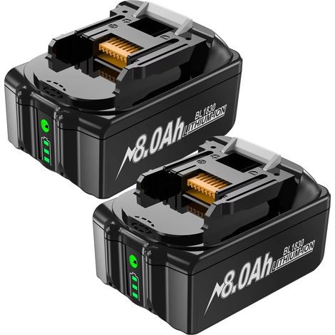 Ersatzbatterie, 8000mAh, Kompatible Modelle, 2 8.0Ah, 18V-d (1/2)