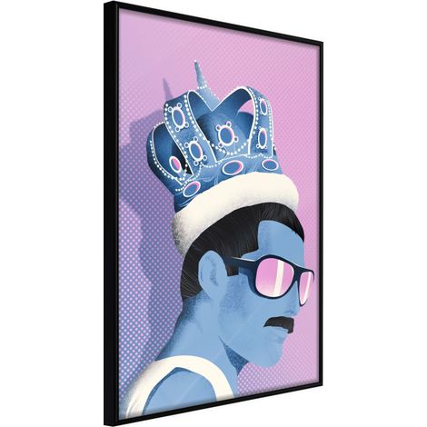Affiche Murale Encadrée "King of Music" 40 x 60 cm Noir