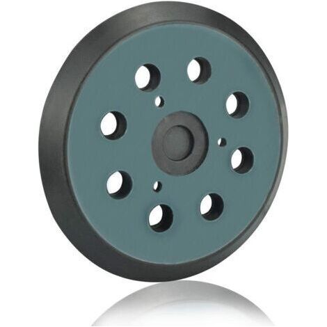 Plateau de Ponçage Makita 125mm Disques de Ponçage à 8 Trous patin Ponceuse Makita 5 Pouces pour Makita BO 5010, 5030, 5031, 5041, DeWalt DW420, DW421, Porter Cable 390, 382, 343(Noir)