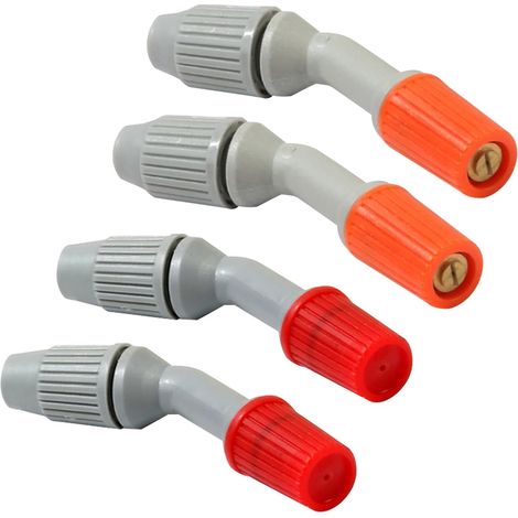 Lot de 4 buses de pulvérisation réglables pour système d'irrigation de jardin, buse de rechange pour tubes de 8 mm, pour arrosage, nettoyage et systèmes d'irrigation dans les jardins