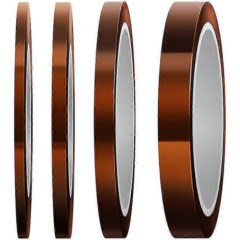 4 pièces de ruban adhésif résistant à la chaleur, ruban haute température, ruban de sublimation, ruban thermique pour impression par sublimation. (1/5)