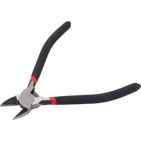 Pince électronique portable, poignée antidérapante, acier allié, coupe-latérale pour réparation de circuits et bricolage précis. (1/5)