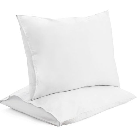 Protege Oreiller 50x70cm Lot de 2 Impermeable Fermeture enveloppe Respirant et Anti Punaise (1/5)
