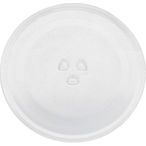 Drehteller aus Glas für die Mikrowelle – 1 Stück – Robustes Glas – Hitzebeständig – Für den Hausgebrauch – 28,5 cm (1/5)