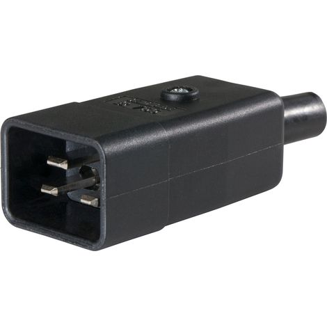 Thermoplast Gerätestecker Typ C20 230V 10A bis Leitung max. 3G1,5