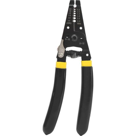 Pince à dénuder multifonction YF052, outil d'électricien pour couper, sertir et dénuder les câbles manuellement. (1/5)