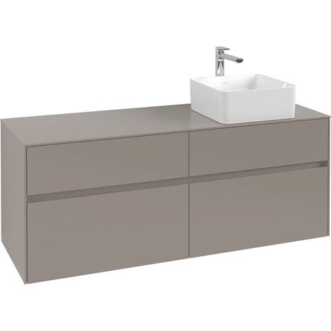 Villeroy & Boch Collaro Meuble sous-lavabo, 4 tiroirs, lavabo à (1/2)