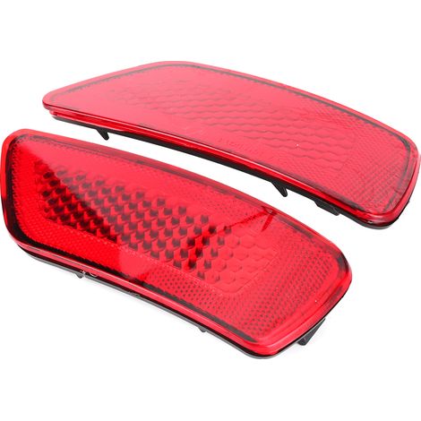 Jeu de 2 Réflecteurs de Pare-chocs Arrière Gauche/Droite 57010720AC Compatible Dodge Journey AVP/Crew/Crossroad, Lentille Rouge (1/5)