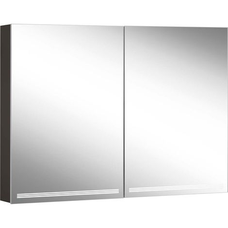 Schneider GRACE TW Armoire de toilette avec éclairage, 2 portes