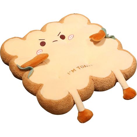 Niedliches, weiches Plüsch-Toastkissen für Kinder und Erwachsene – Dekoratives Geschenk (1/5)