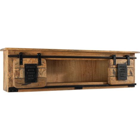 mensola in legno di Mango 130x25x35 mango naturale laccato RAILWAY 165