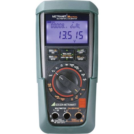 Gossen Metrawatt METRAHIT MULTICAL Calibratore Calibrato (DAkkS) Tensione, Corrente, Temperatura (1/3)