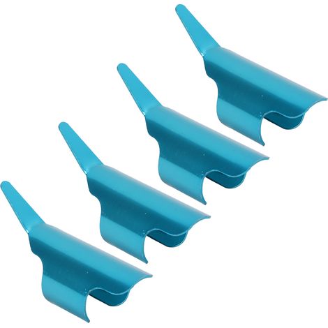 Dé à coudre en 4 pièces, conception ergonomique, sûr et pratique, dé à coudre à la main en alliage d'aluminium pour le bricolage. (1/5)