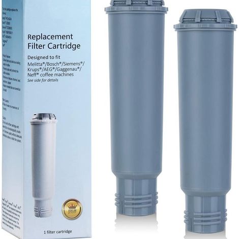 2 Wasserfilterkartuschen für Krups Claris Kaffeemaschine F088