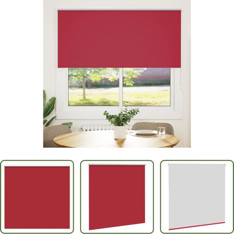 Sichtschutz -  Verdunkelungsrollo Rot 165x175cm Stoffbreite 161,6cm Polyester (1/5)