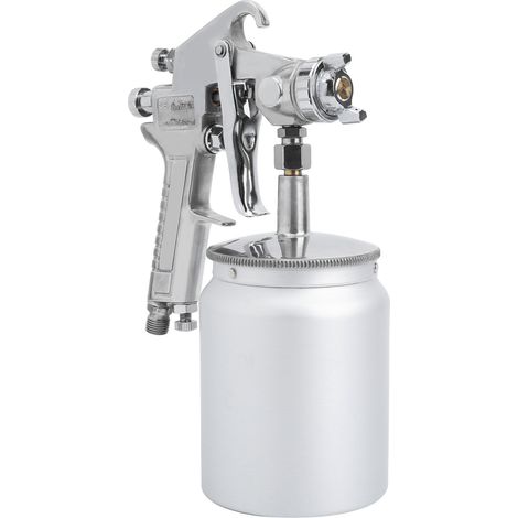 Pistolet à peinture extra-plat pour carrosserie, murs et portières, 600 cm³, W-71, buse de 1,8 mm, pression de 0,25 à 0,35 MPa, version européenne (1/5)