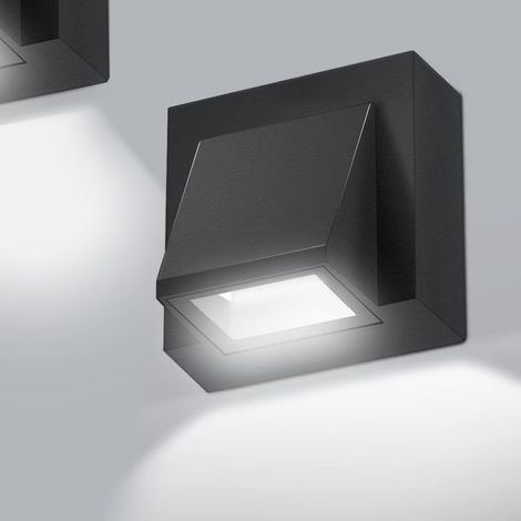 （6 W Applique Murale Exterieur LED, 6000 K IP65 Imperméable Lampe Murale Extérieures in Alluminio per Terrazze Esterne e Salotti Interni, Jardin (1/5)