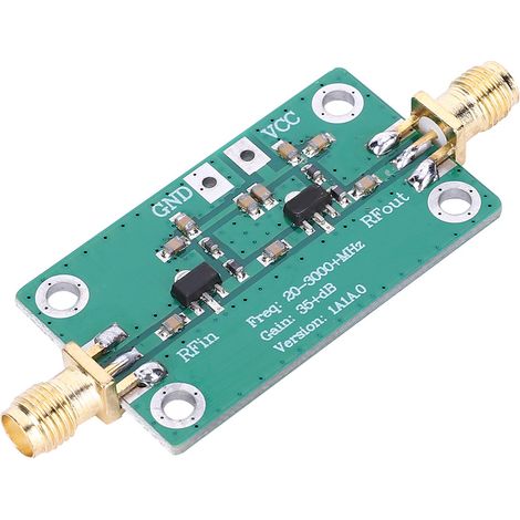 HF-Verstärker-Signalmodul, elektronische Bauteile, rauscharm, 20-3000 MHz, 35 dB Verstärkung für Breitband (1/5)