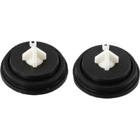 Lot de 2 Rondelles de Diaphragme de Soupape, Membranes pour Robinet Flotteur, Réparation Facile de la Chasse d'Eau,Valves à Flotteur, Matériau Caoutchouc de Qualité (2PCS)