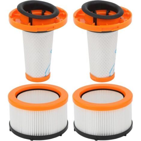 Lot de 2 filtres de rechange pour aspirateur sans fil Rowenta X-Force Flex 9.60 Animal RH20xx RH2078 RH2037 RH2038 RH2039 RH20C2 - Lot de 2 filtres en mousse ZR009010 + 2 filtres moteur en aval (1/5)