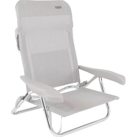Silla playa baja al/221-m gris claro 1149307 CRESPO
