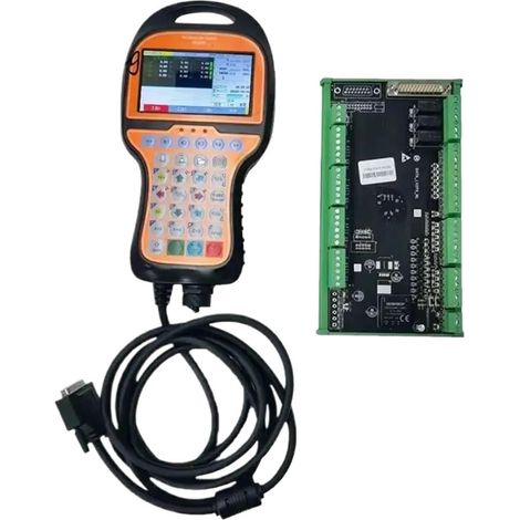Contrôleur de Mouvement CNC Portable Hors Ligne HC-203A 3 Axes 4 G Code USB poignée Bouton à Distance for Gravure(3-Axis) (1/5)