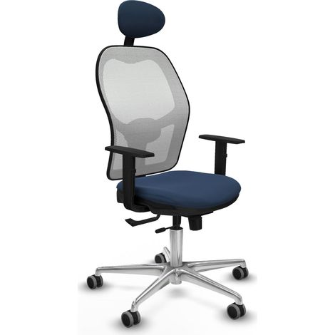 Sedia da ufficio piqueras y crespo Jorquera bianco schiuma iniettata (1/2)