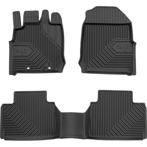 Tapis de sol pour Isuzu D-MAX III 2019-25 4Portes cabine allongée TPE Noir 3Pcs