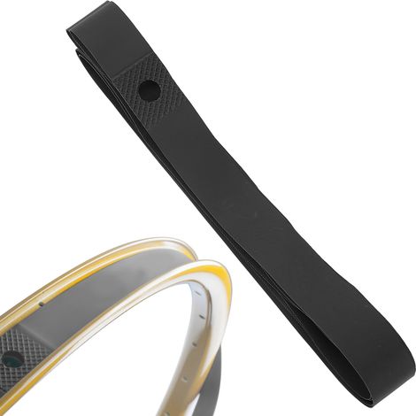 Chambre à air de vélo en PVC, protection pour pneu de VTT, fond de jante (noir 20 pouces) (1/5)