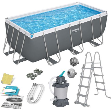 Rahmen-Gartenpool 412 x 201 x 122 cm 10 in 1 BESTWAY 56457N