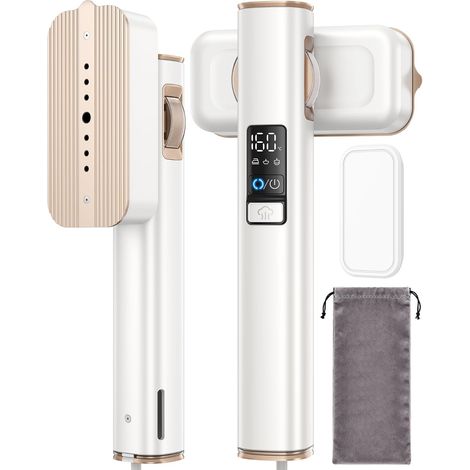 Defroisseur a Main Vertical Vetement - Aerosteam le Plus Puissant sans Fil Steamer Défroisseur Voyage Vapeur à Repassage Thermique, Meilleure Aspirant pour Linge Chemise Défroisseurs Verticaux (1/5)