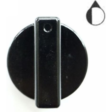 MANOPOLA POMELLO PIANO COTTURA CANDY SOVRANA D.35mm Nero 41019601