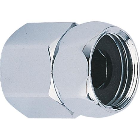 Raccord fou à écrou tournant double femelle 15 x 21, 2 pièces