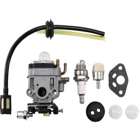 Kit carburateur et bougie pour débroussailleuse/coupe-bordures 40-5 (moteur 4 temps) – Pièces de rechange et accessoires universels (lot de 8)